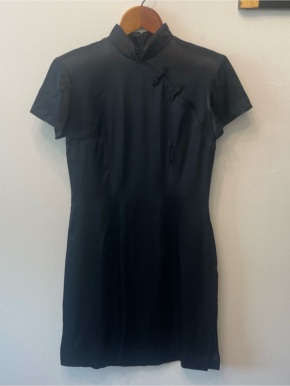 90s/Y2K Mica Qipao Style Satin Mini Dress Size 4